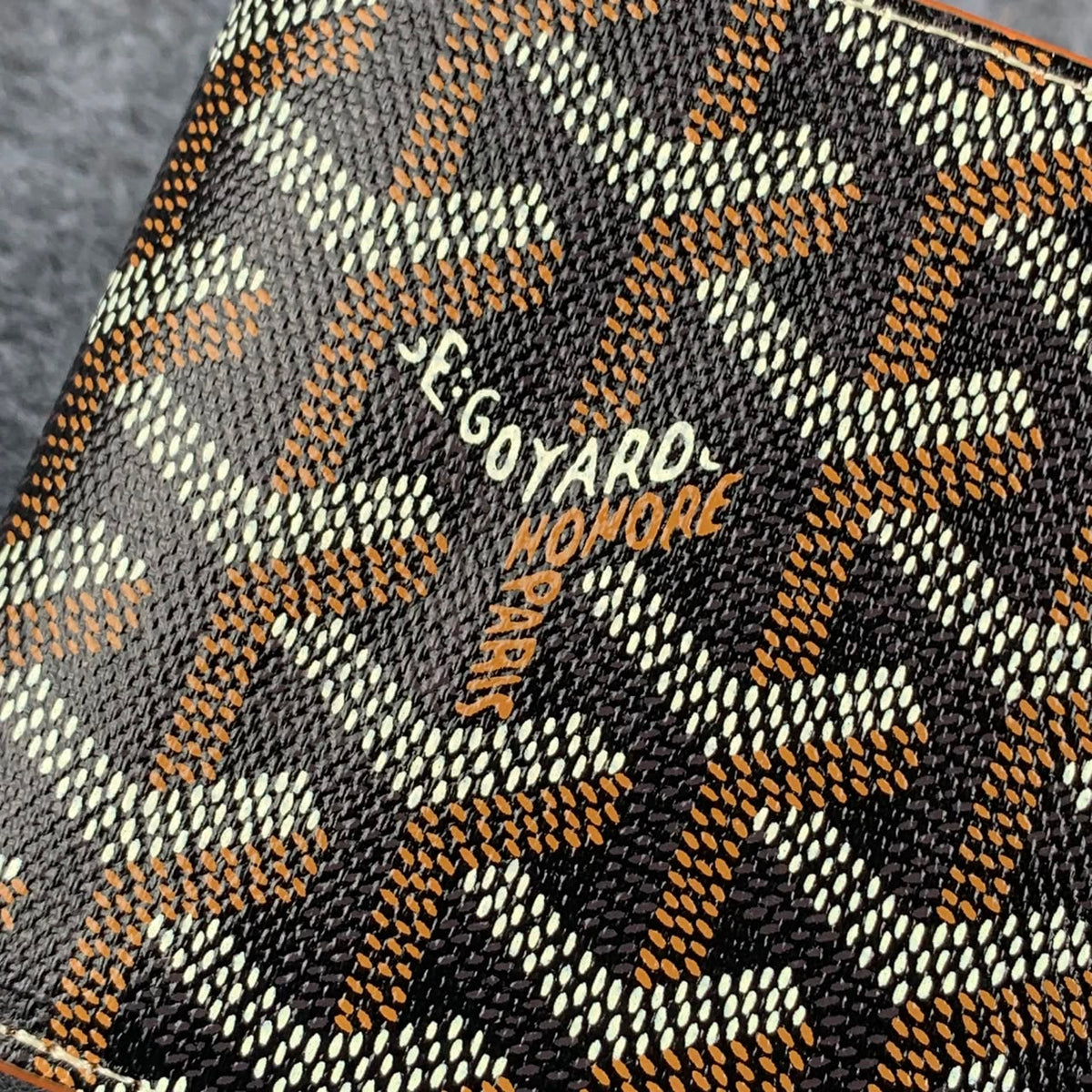 Goyard SLOT WALLET 'BLACK TAN'