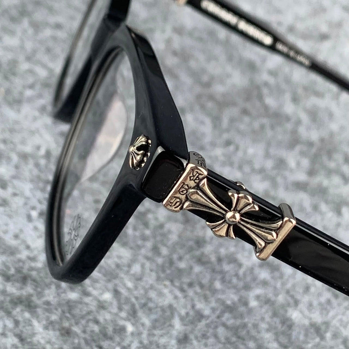 Chrome Hearts Cox Ucker Glasses 'Black'