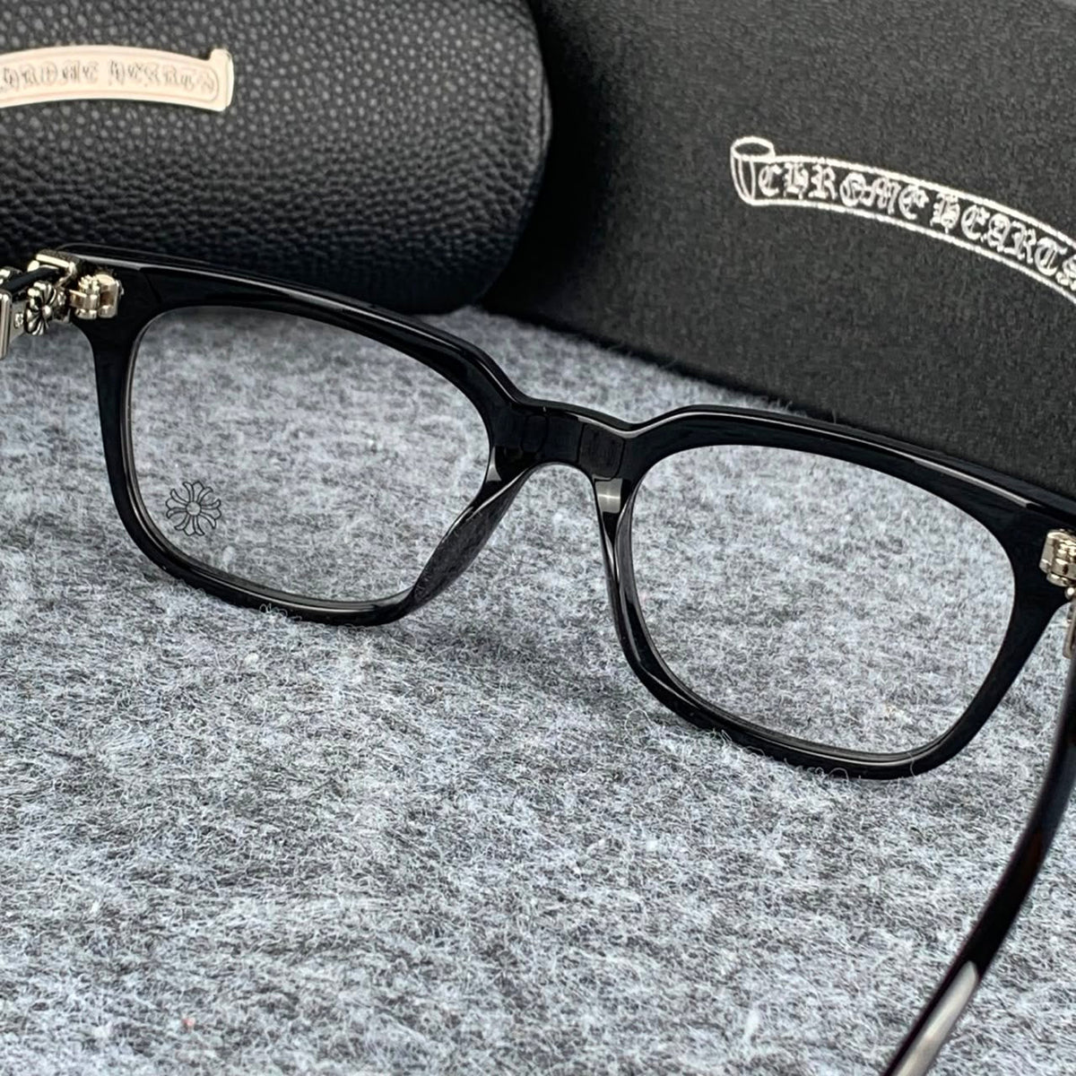 Chrome Hearts Cox Ucker Glasses 'Black'
