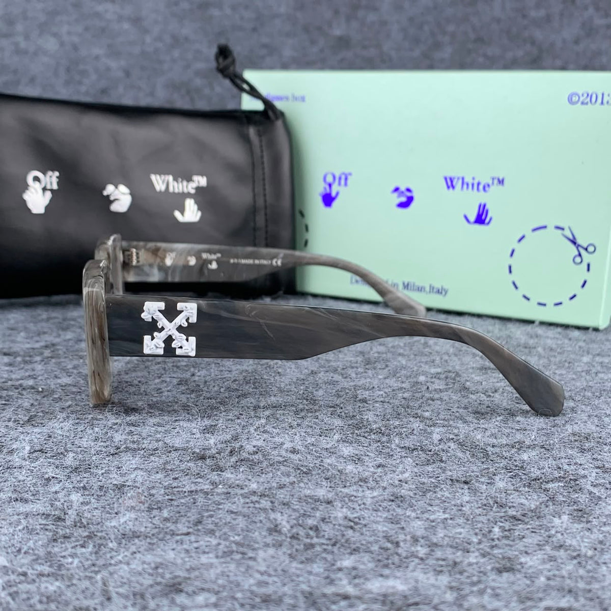 Off-White Grey Sunglasses