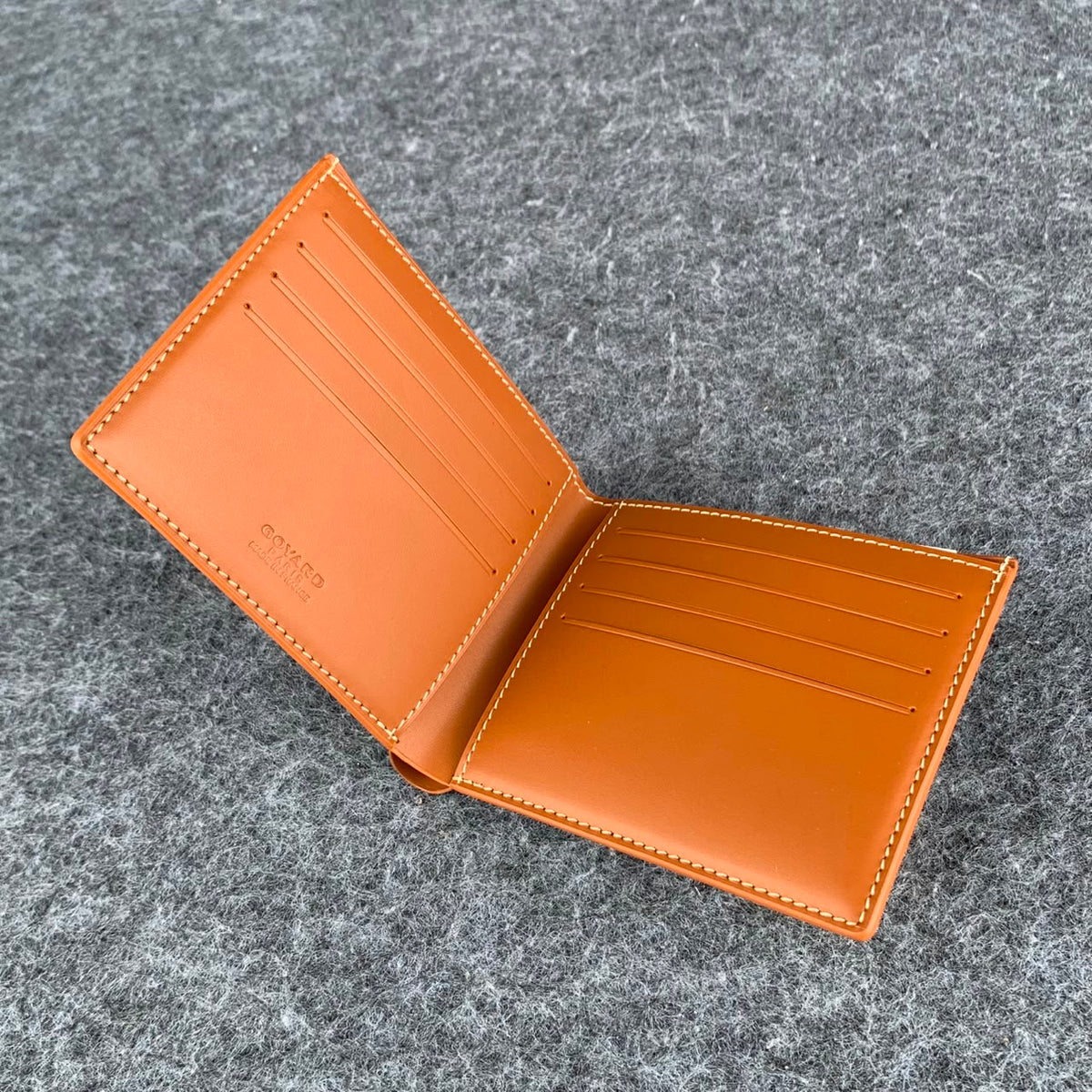 Goyard SLOT WALLET 'BLACK TAN'