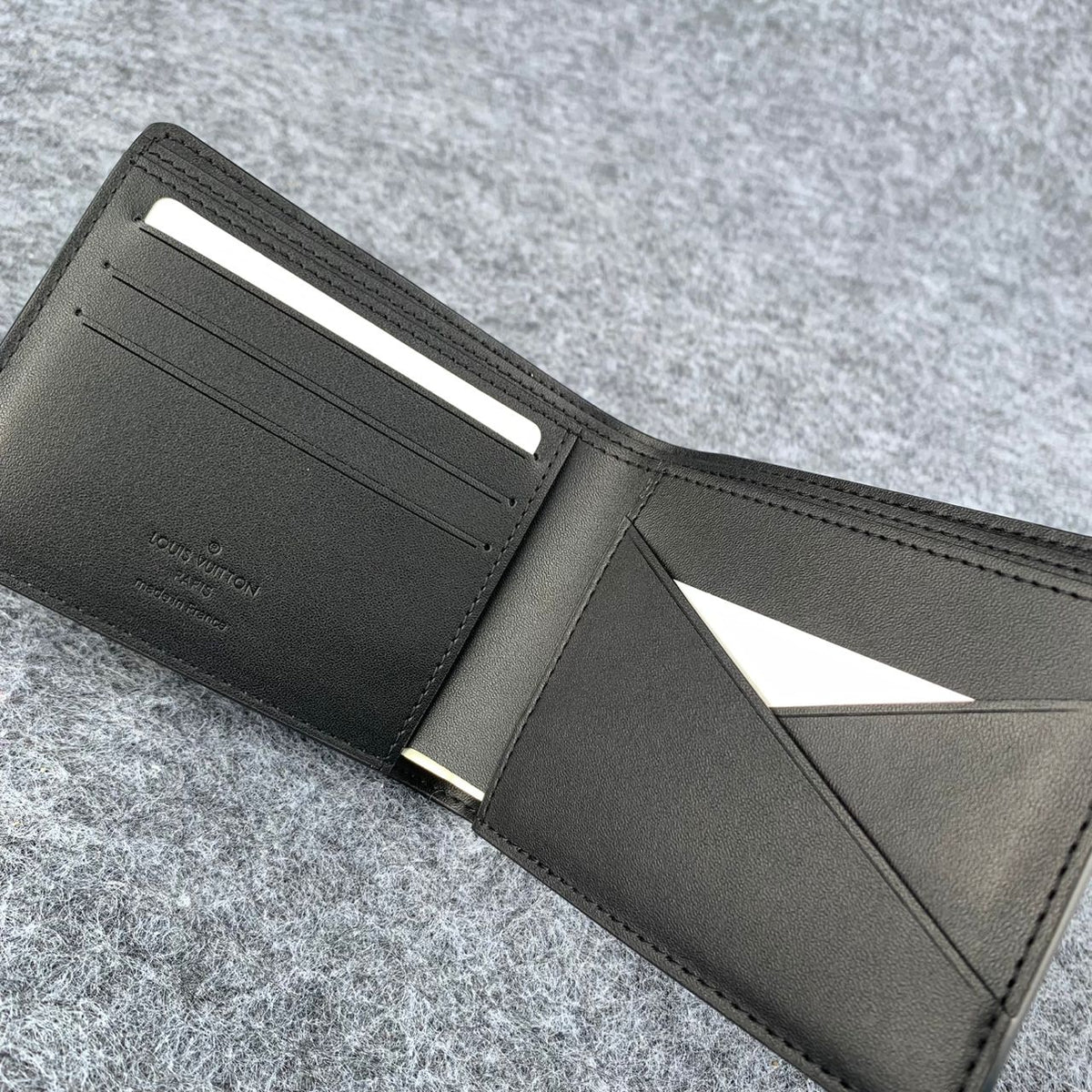 LV MULTIPLE WALLET MONOGRAM 'SHADOW BLACK'
