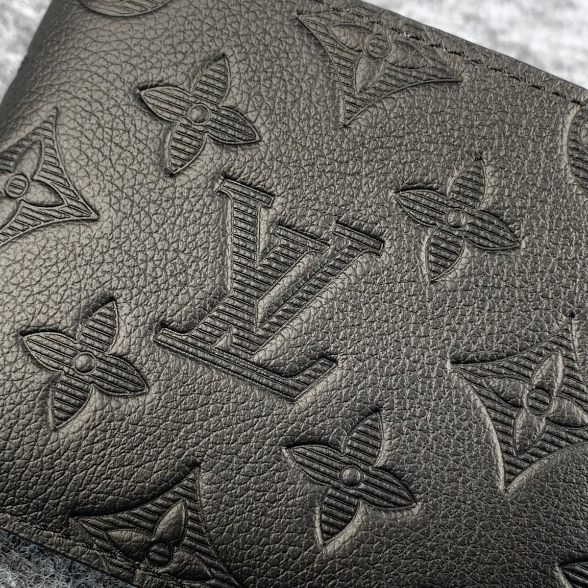 LV MULTIPLE WALLET MONOGRAM 'SHADOW BLACK'