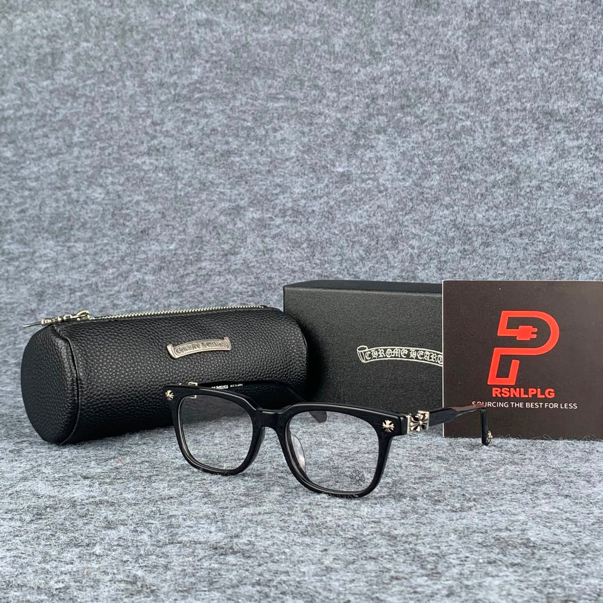 Chrome Hearts Cox Ucker Glasses 'Black'