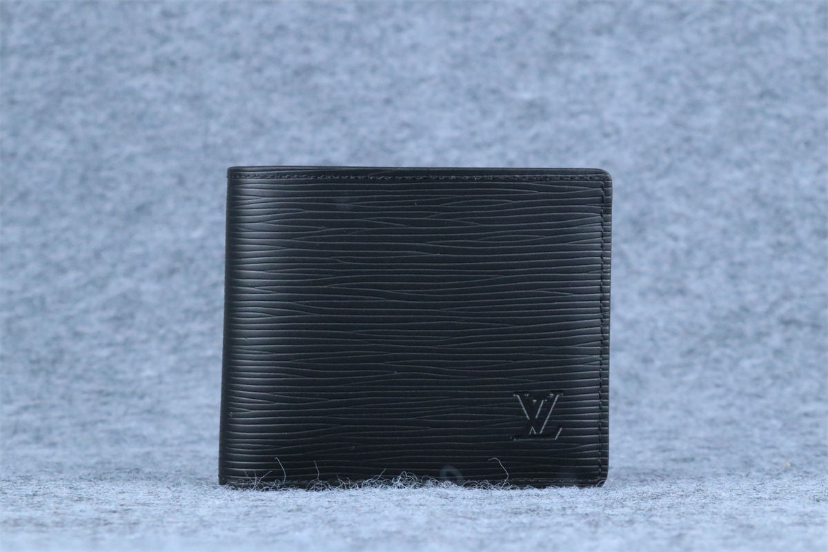 Louis Vuitton Multiple Wallet 'Black Epi Leather' (3 Card Slots)