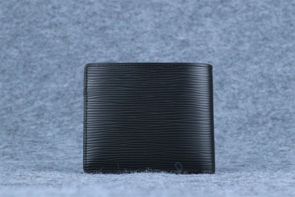 Louis Vuitton Multiple Wallet 'Black Epi Leather' (3 Card Slots)
