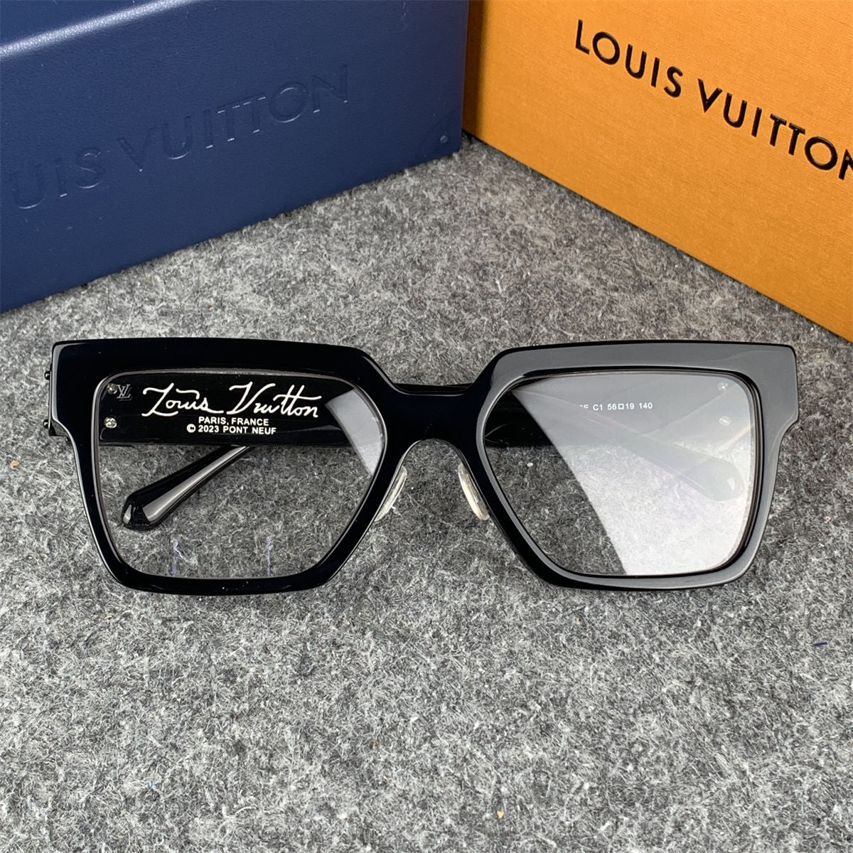 LV Acetate 1.1 Millionaires Eyeglasses 'Black'