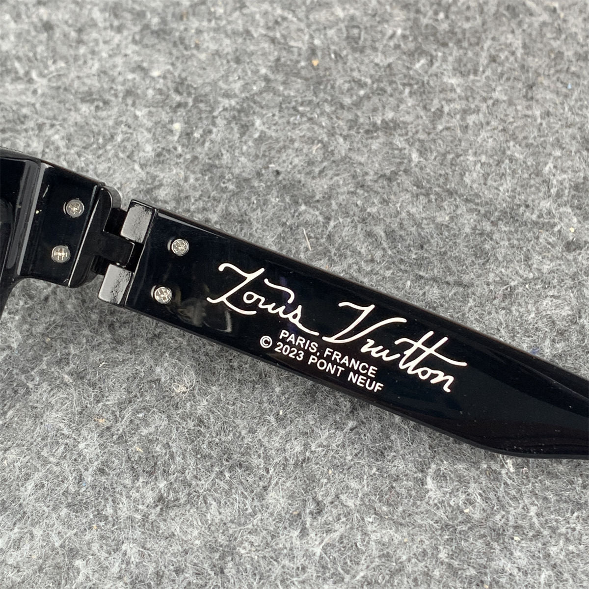 LV Acetate 1.1 Millionaires Eyeglasses 'Black'