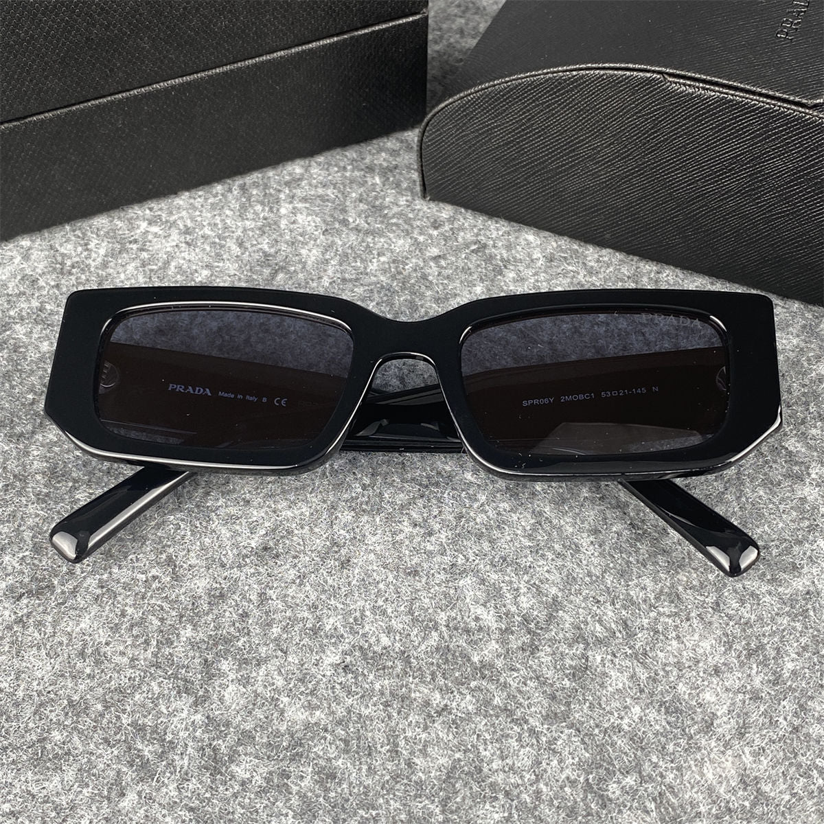 Prada PR 06YS Rectangle Frame Sunglasses