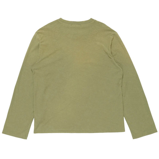 Acne Studios Logo 1996 Long Sleeve T-Shirt Olive Green