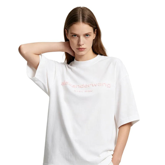Alexander Wang Puff Logo Tee White