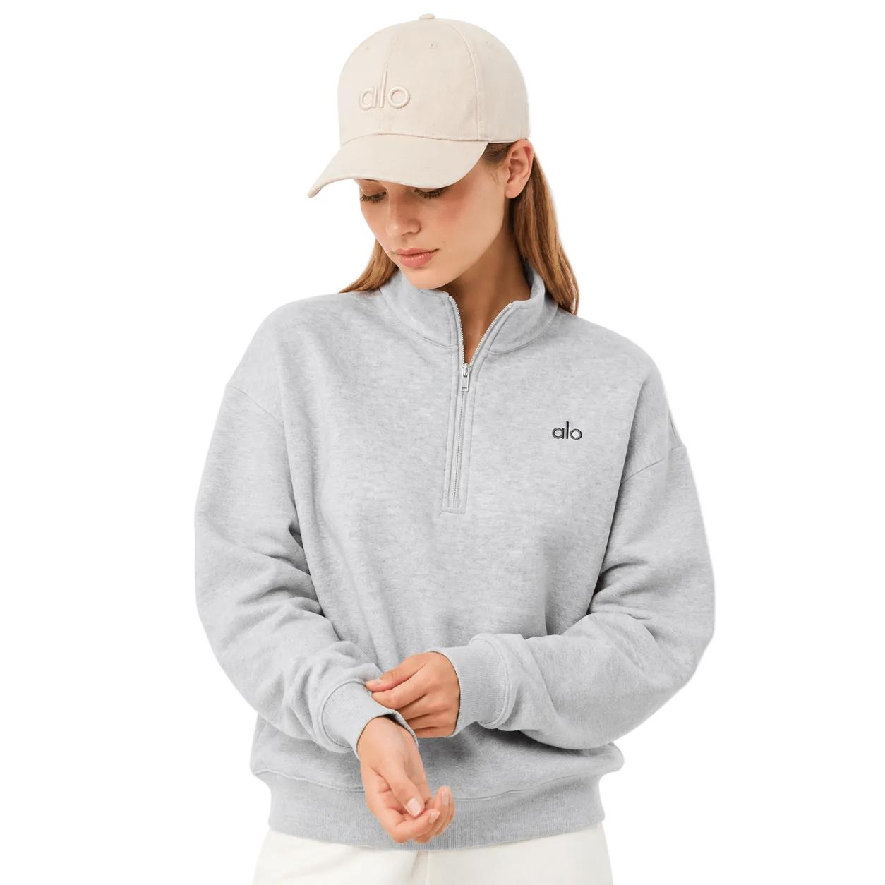 Alo Washed Off Duty Cap Monument Wash Sand Dollar