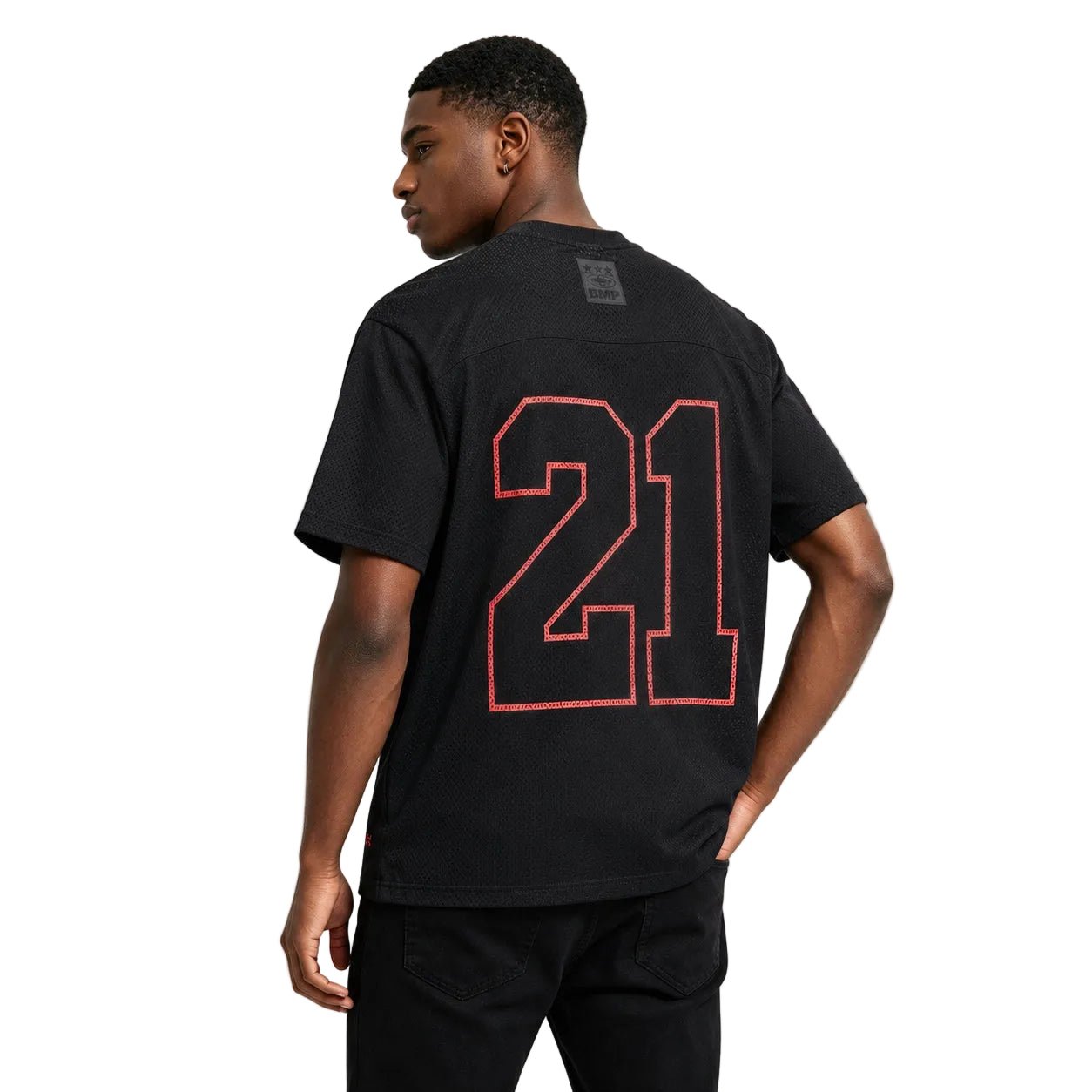 Corteiz x Slaughter Gang 21 Savage Mesh T-shirt Black