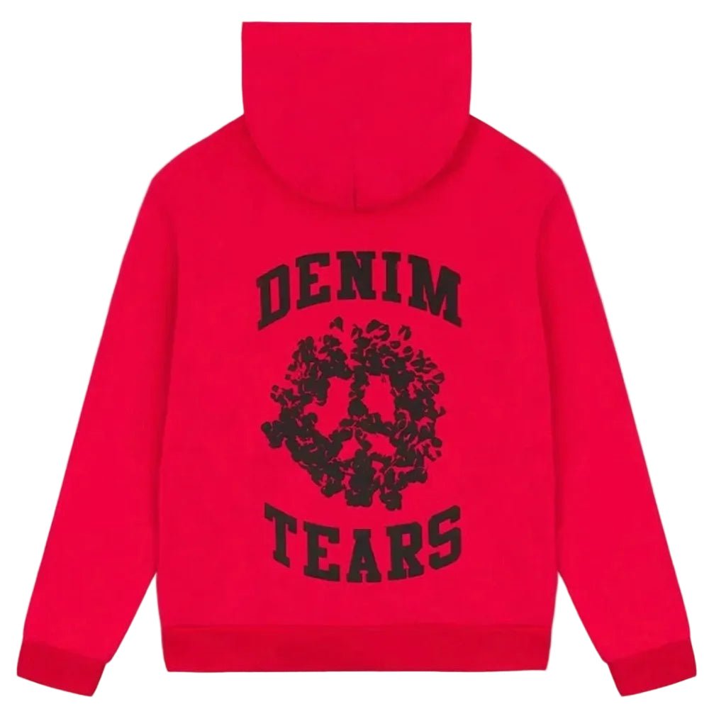 Denim Tears Denim University Zip Hoodie SS24 Red
