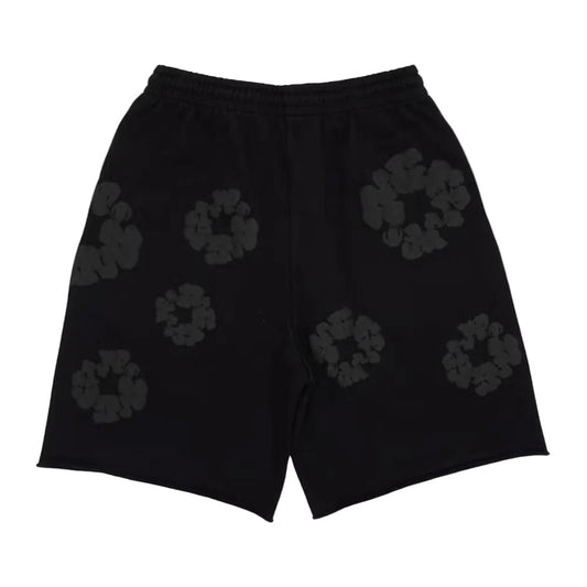 Denim Tears Mono Wreath Sweatshorts Black