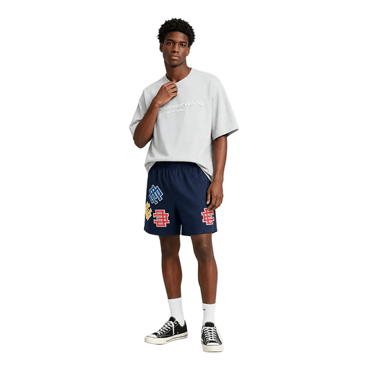 Eric Emanuel EE Basic Core Test Print Short Navy Test Print