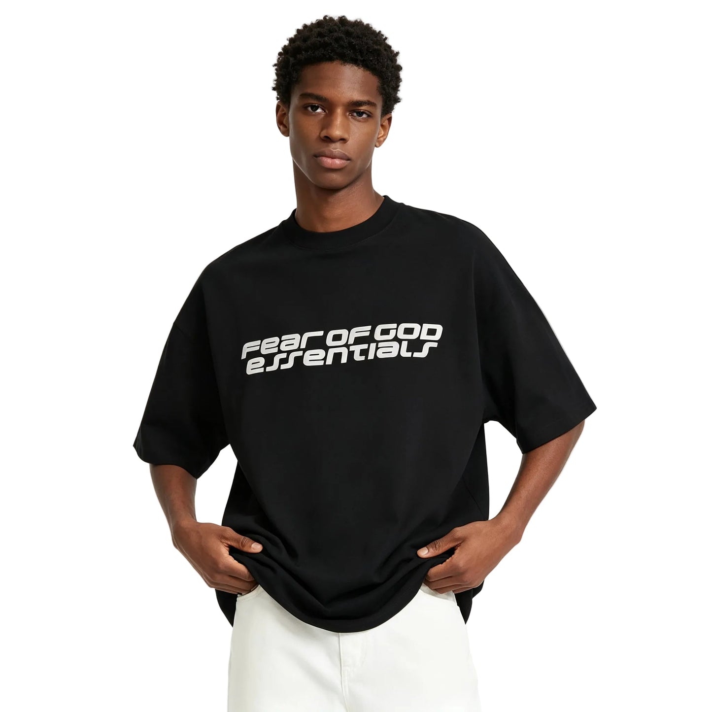 Fear of God Essentials 90s Short Sleeve Tee Vintage Black