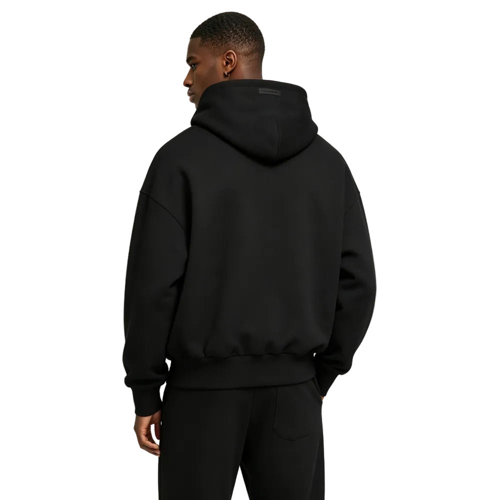 Fear of God Essentials Classic Fleece Hoodie Vintage Black