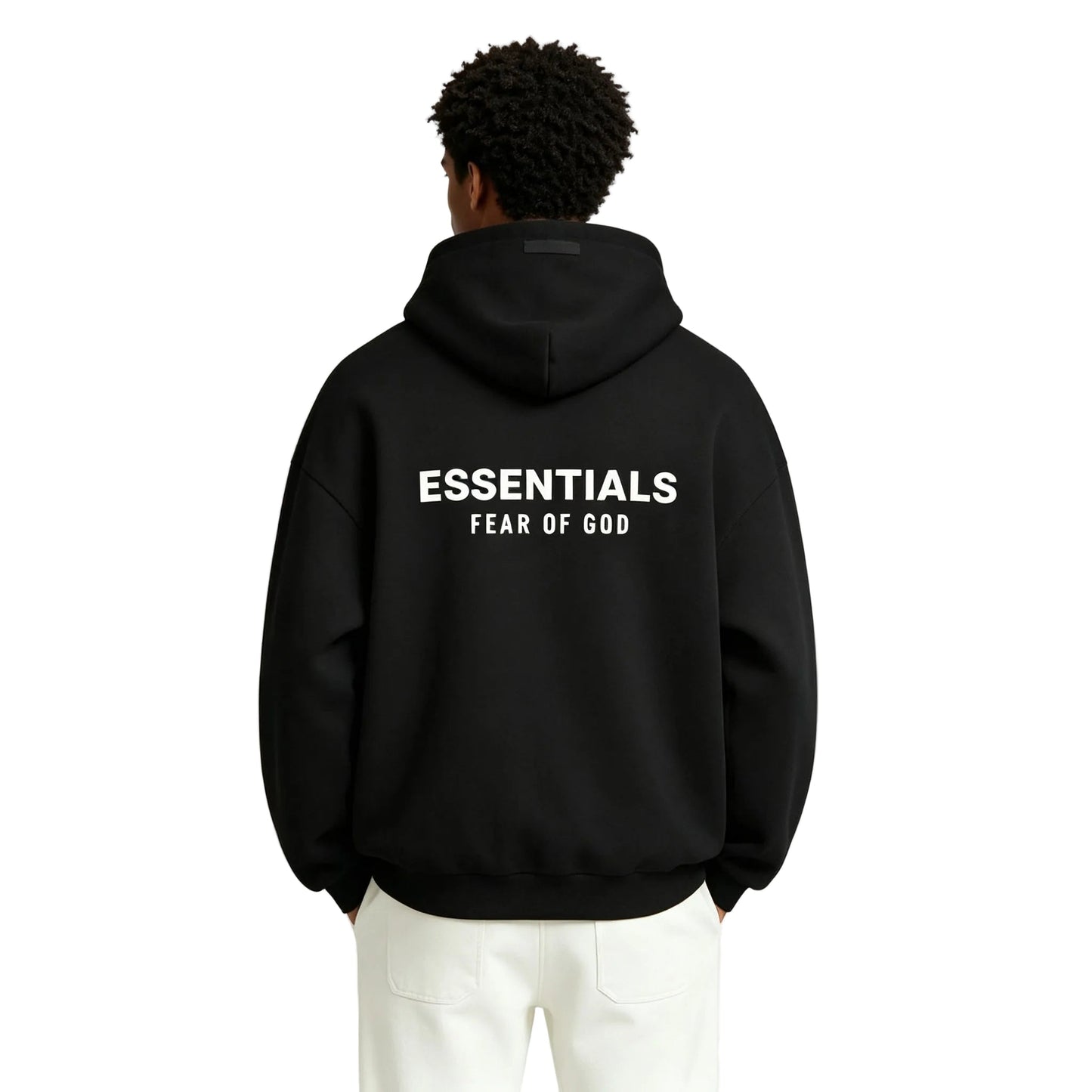 Fear of God Essentials Fleece Hoodie Black