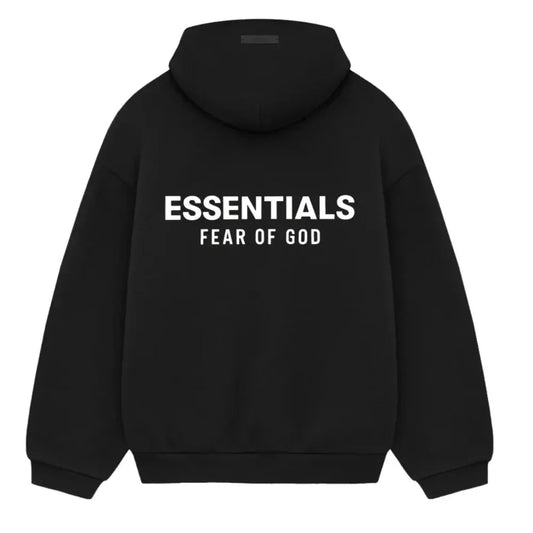 Fear of God Essentials Fleece Hoodie Black