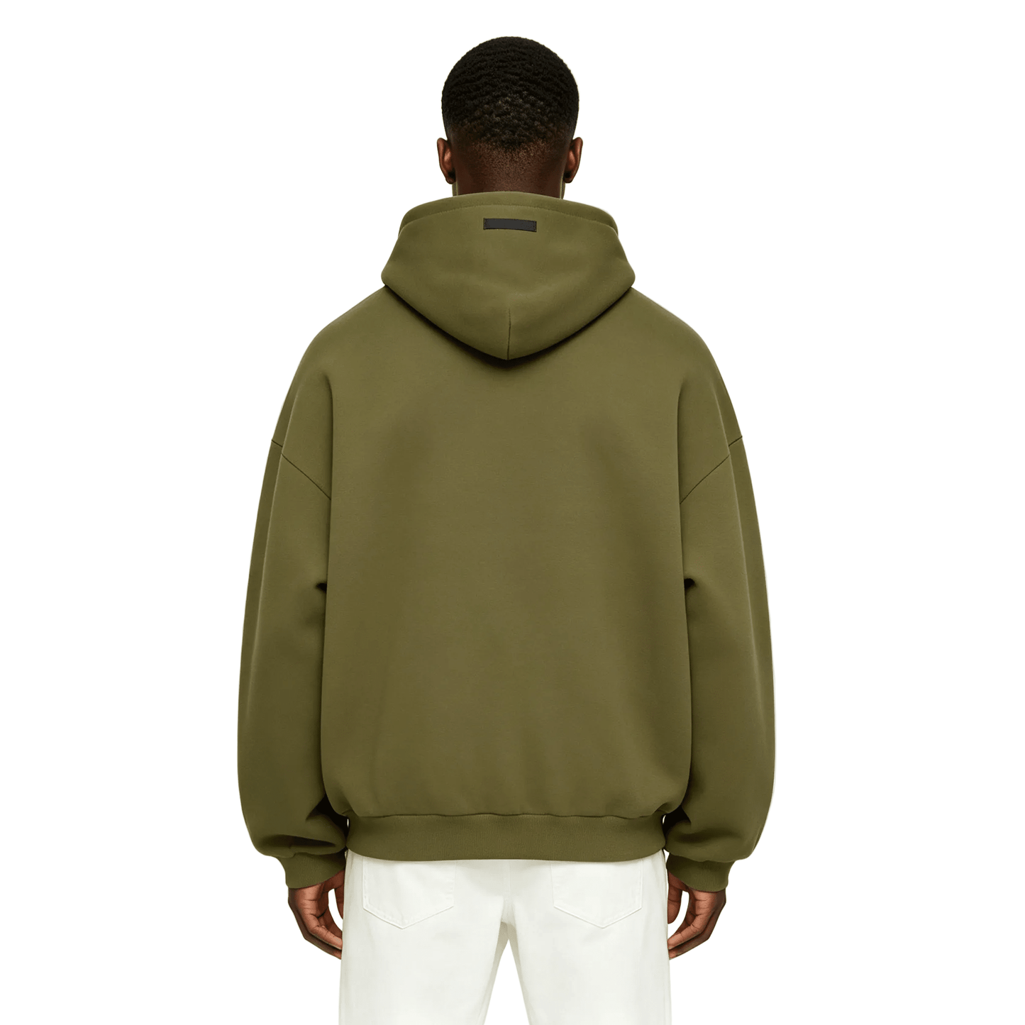 Fear of God Essentials Fleece Hoodie Military