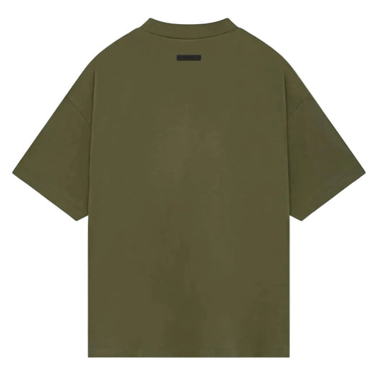 Fear of God Essentials Jersey Crewneck Tee Military