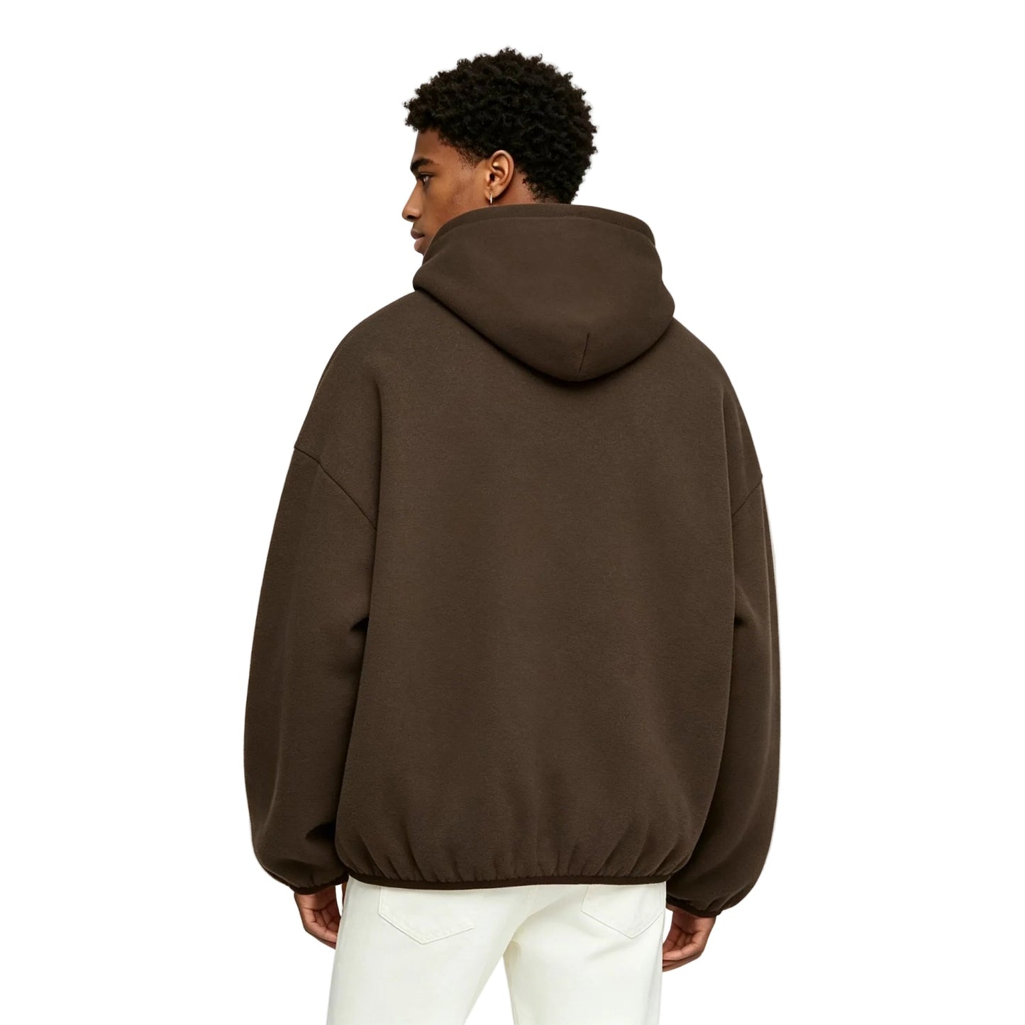 Fear of God Essentials Nylon Fleece Hoodie Heather Wood