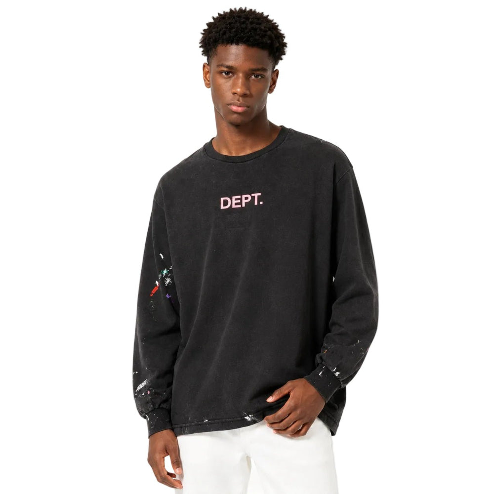 GALLERY DEPT paint spatter long-seeve t-shirt
