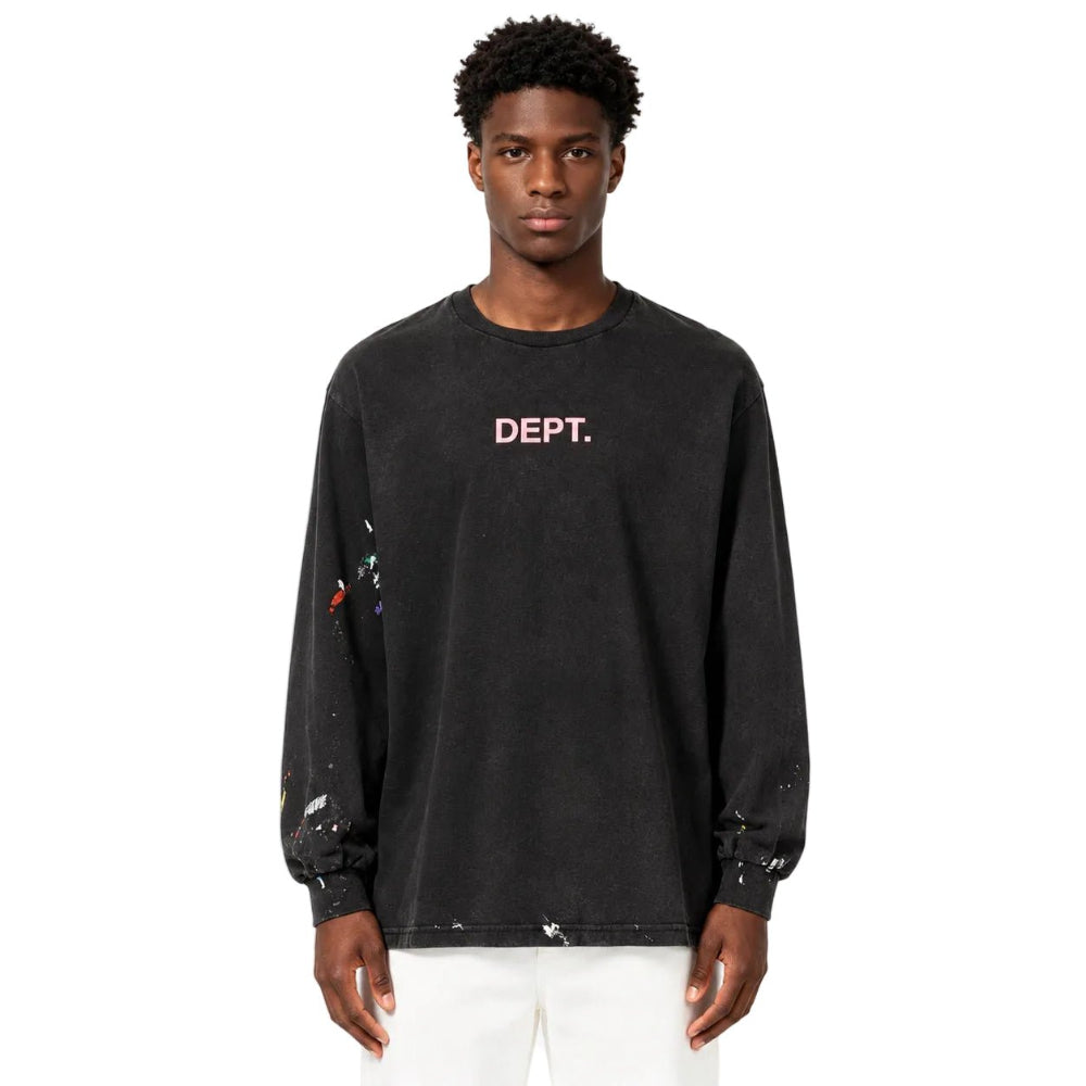 GALLERY DEPT paint spatter long-seeve t-shirt