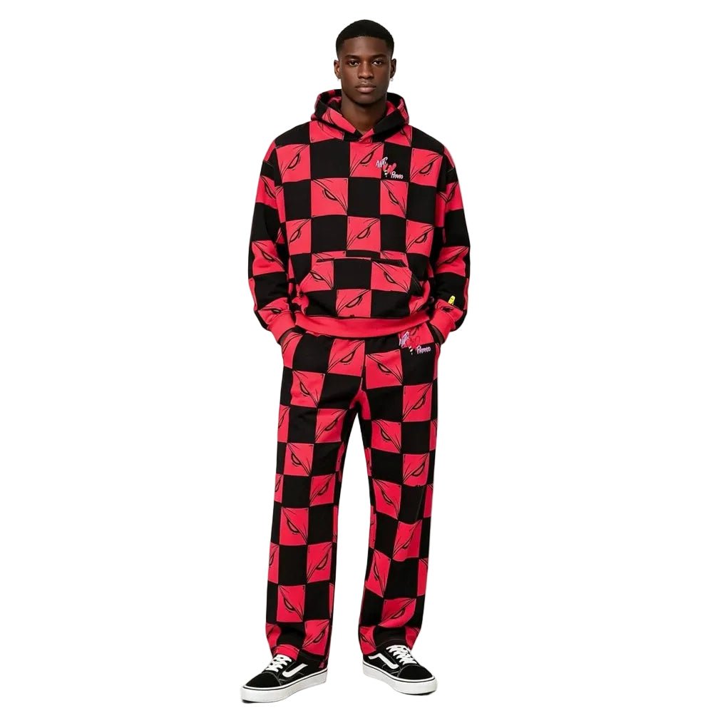 Matty Boy Anti Promo 99 Eyez Hoodie Black Red