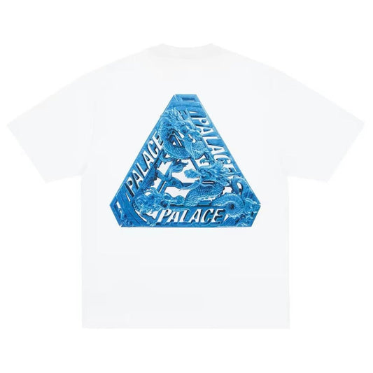 Palace Hong Kong Exclusive Dragon Tri-Ferg T-shirt White