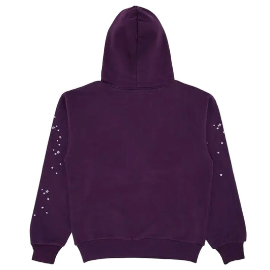 Sp5der Star OG Web V2 Hoodie Purple