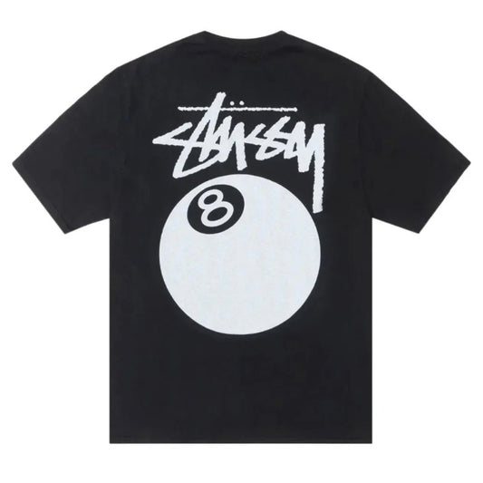 Stussy 8 Ball Pigment Dyed Tee Black