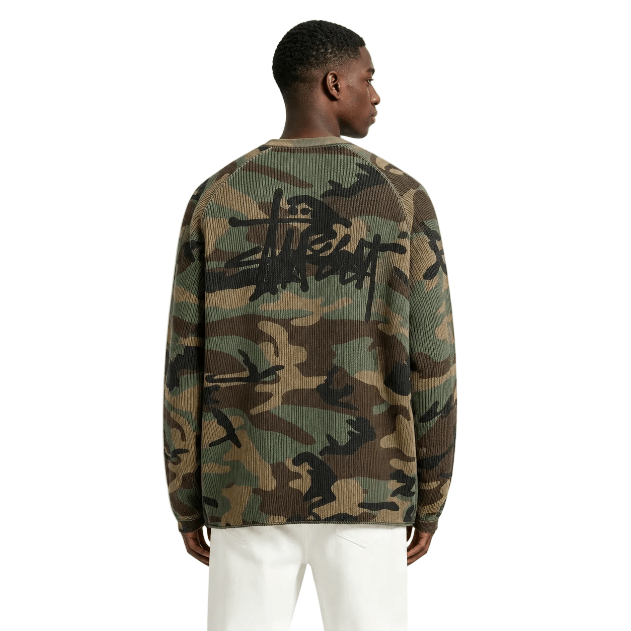 Stussy Basic Thermal Woodland Camo