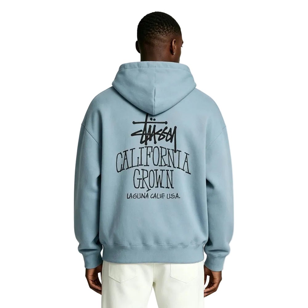 Stussy Cali Grown Zip Hoodie Slate