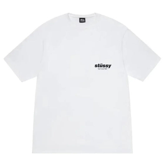 Stussy Rollers Tee White