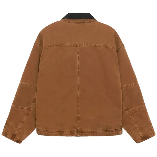 Stussy Washed Canvas Shop Jacket Bronze