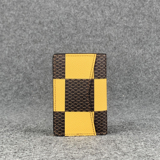 LV Brazza Wallet Damier 'Pop Yellow'