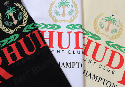 RHUDE East Hampton Crest  T-Shirts