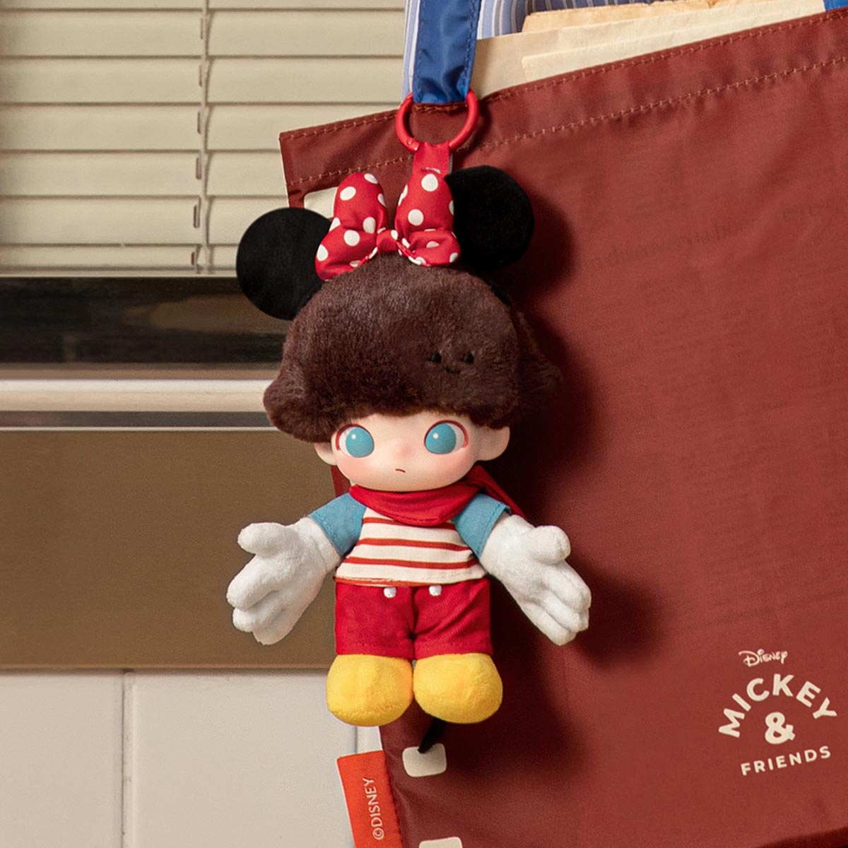 POPMART DIMOO WORLD × DISNEY Series-Vinyl Plush Keychain Blind Box (SEALED)