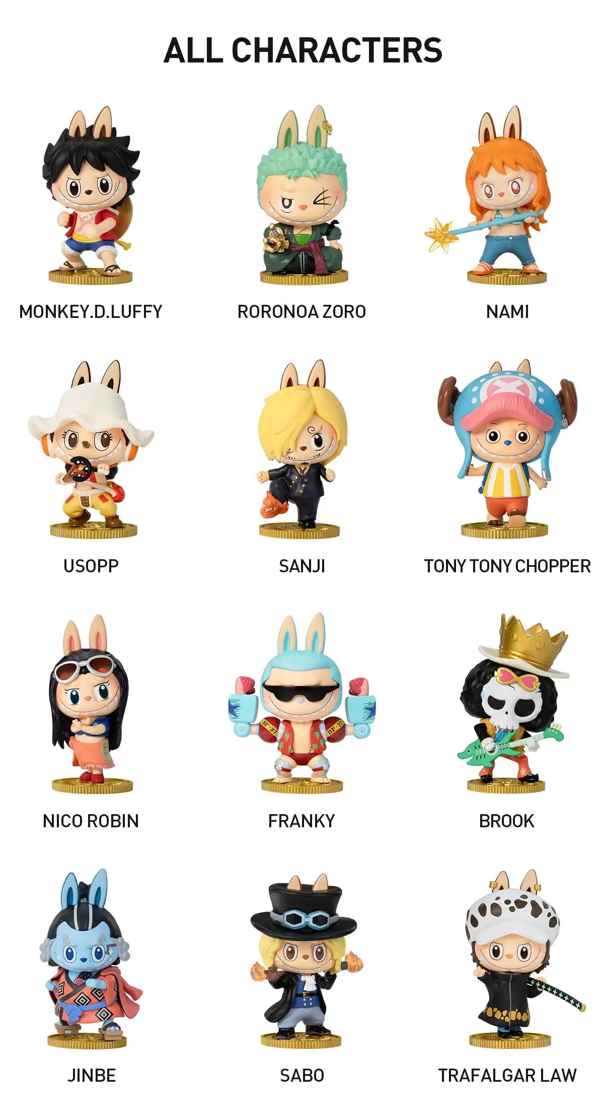 POPMART One Piece Series Figures Labubu (SEALED)
