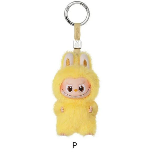 POP MART Labubu V4 The Monsters Pin For Love Alphabet Plush Pendant - Letter P