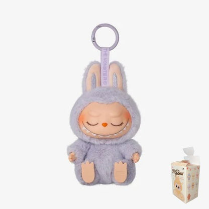 POP MART Labubu V2 Have A Seat The Monsters ZIZI Plush Keychain AUTHENTIC