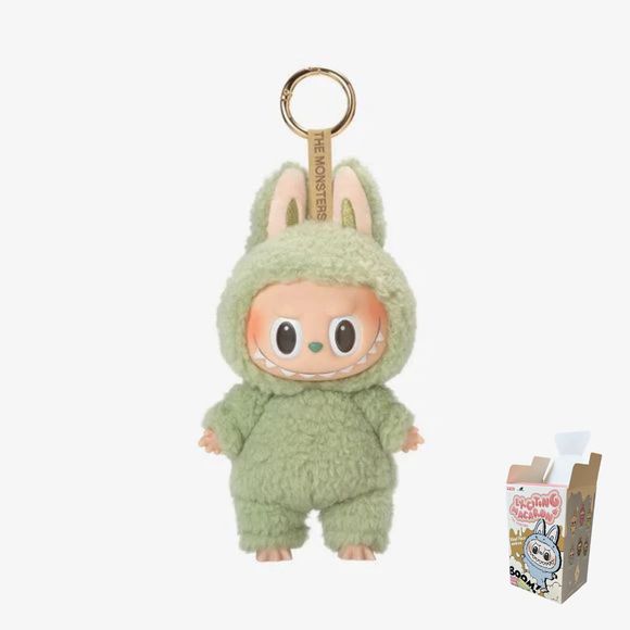 POP MART Labubu V1 Exciting Macaron The Monsters Green Grape Plush AUTHENTIC