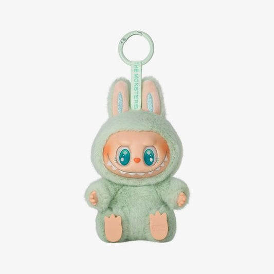 POP MART Labubu V2 Have A Seat The Monsters QUQU Plush Keychain AUTHENTIC