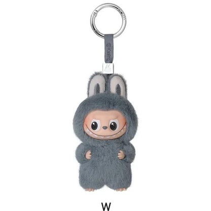 POP MART Labubu V4 The Monsters Pin For Love Alphabet Plush Pendant - Letter W