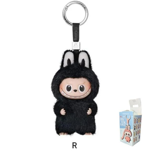 POP MART Labubu V4 The Monsters Pin For Love Alphabet Plush Pendant - Letter R