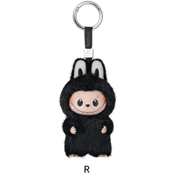 POP MART Labubu V4 The Monsters Pin For Love Alphabet Plush Pendant - Letter R