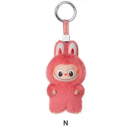 POP MART Labubu V4 The Monsters Pin For Love Alphabet Plush Pendant - Letter N