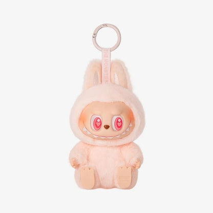 POP MART Labubu V2 Have A Seat The Monsters DADA Plush Keychain AUTHENTIC